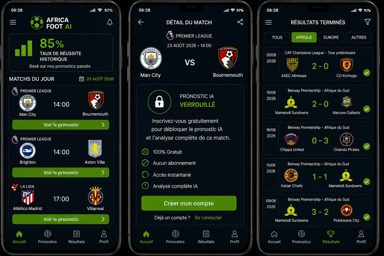 FootAI app preview